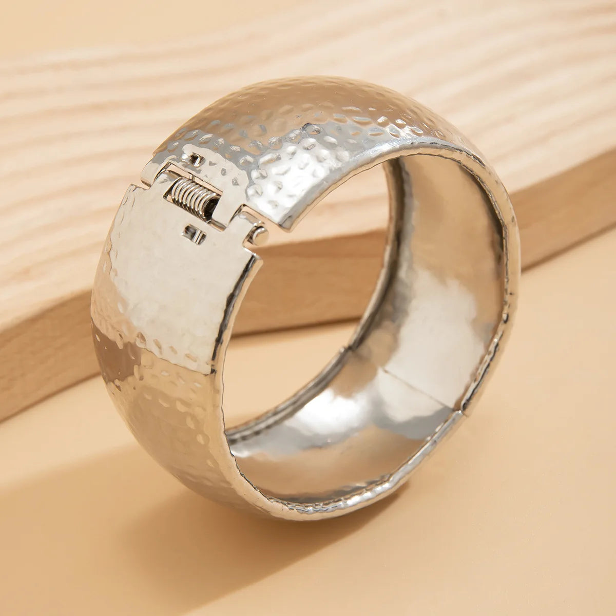 Exaggerated Punk Irregular Wide Cuff Bangle
