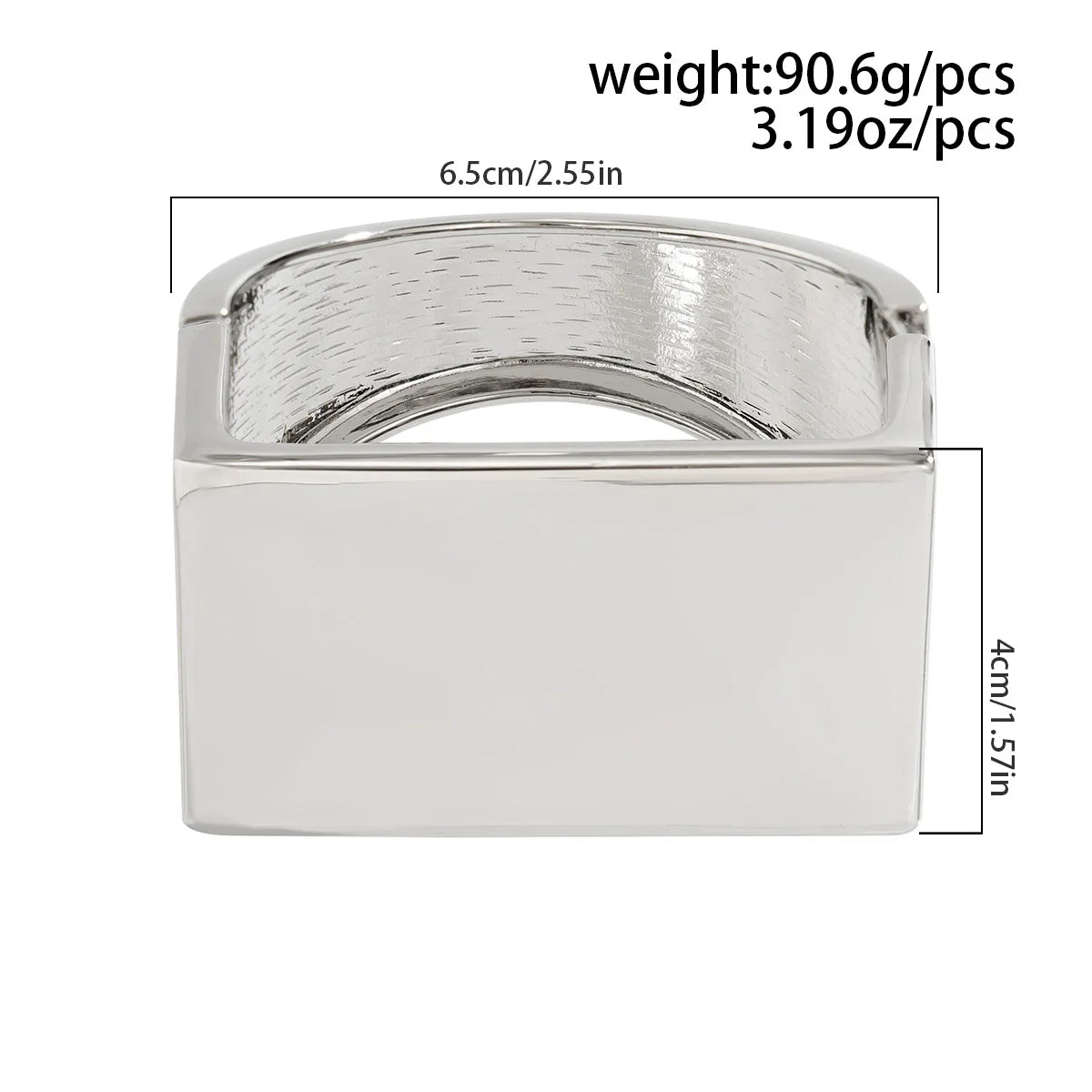 Exaggerated Bangles Vintage Punk Irregular Geometric